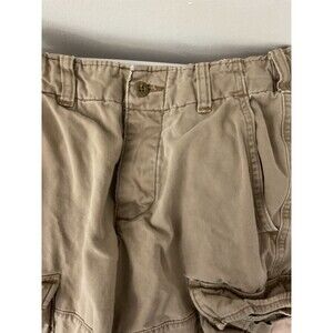 Vintage Abercrombie Fitch Shorts Mens 28 Khaki Cargo Relaxed Heavyweight 9"